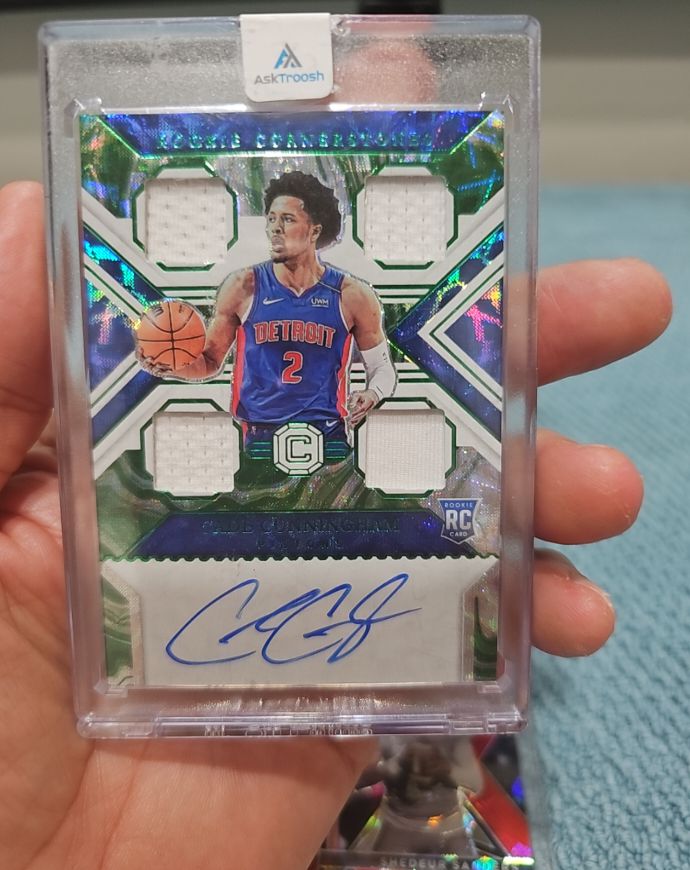 2021 Panini Chronicles Cornerstones #RC Cade Cunningham — front