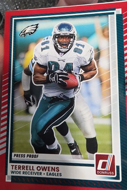 2025 Donruss #26 Terrell Owens Press Proof — front