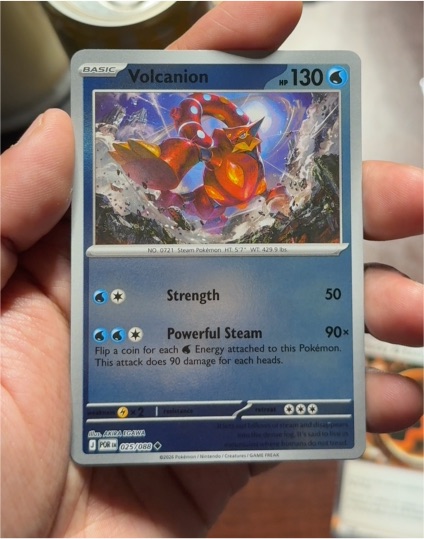 2026 Pokémon Perfect Order #025 Volcanion — front