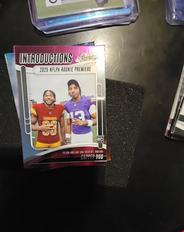 2025 Panini Absolute Introductions #I-TFN Dapper Duo Tai Felton & Jaylin Lane — front