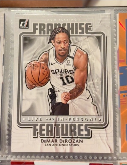 2020-21 Donruss Franchise Features #27 DeMar DeRozan — front