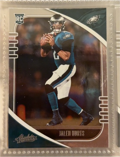 2020 Panini Absolute Football #145 Jalen Hurts — front
