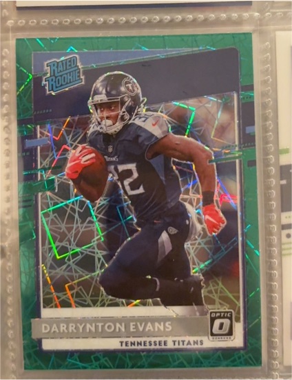 2020 Donruss Optic #183 Darrynton Evans — front