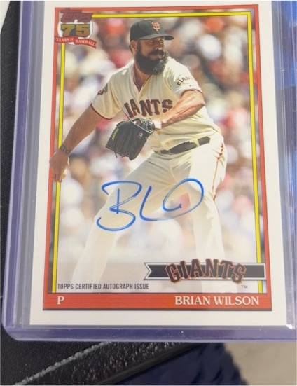 2026 Topps Series 1 #91A-BWI Brian Wilson — front