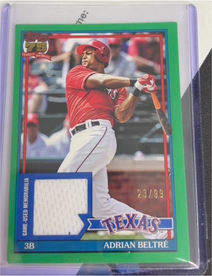 2026 Topps 1991 Relic Green #91R-AB Adrian Beltre — front