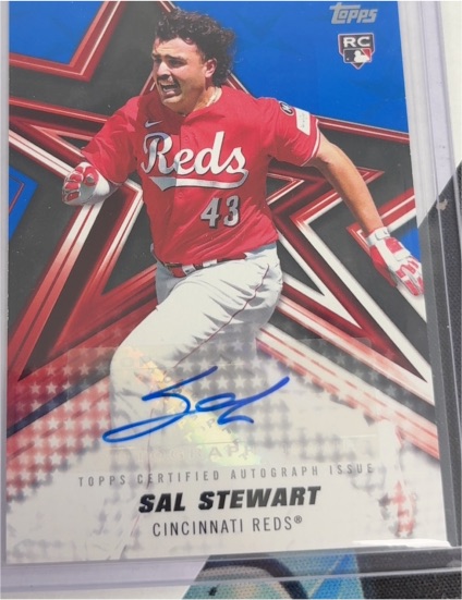 2026 Topps Series 1 Baseball Stars Autographs #BSA-SST Sal Stewart — front