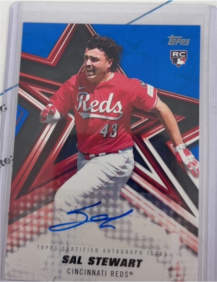 2026 Topps Series 1 Baseball Stars Autographs Sal Stewart — front