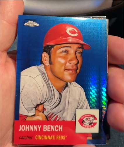 2022 Topps Chrome Platinum #161 Johnny Bench — front