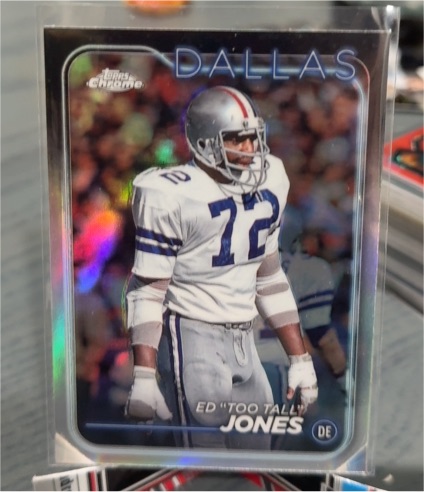 2024 Topps Chrome #49 Ed "Too Tall" Jones — front