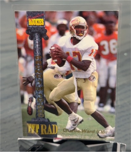 1994 Signature Rookies Tetrad Promo #T5 Charlie Ward Florida State Seminoles — front