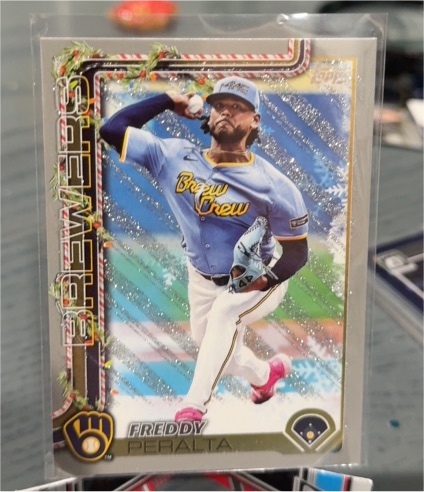 2025 Topps Holiday #H99 Freddy Peralta — front