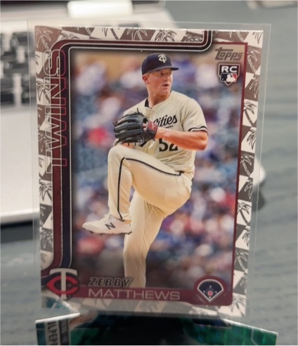 2025 Topps #283 Zebby Matthews — front
