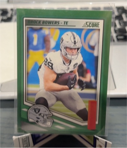 2025 Panini Score #36 Brock Bowers — front