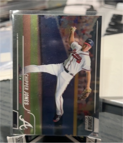 2022 Topps Stadium Club Chrome #298 Chipper Jones — front