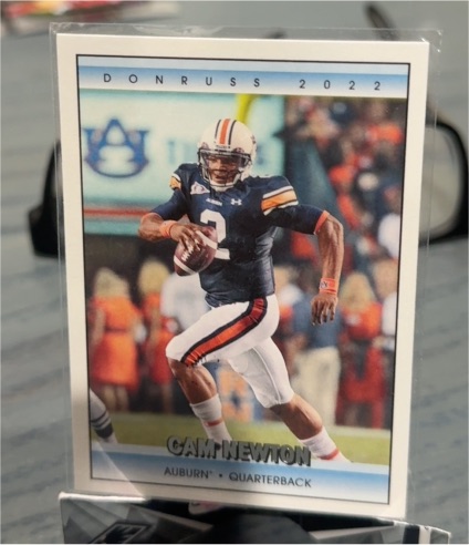 2022 Panini Chronicles Draft Picks Donruss Retro #3 Cam Newton — front