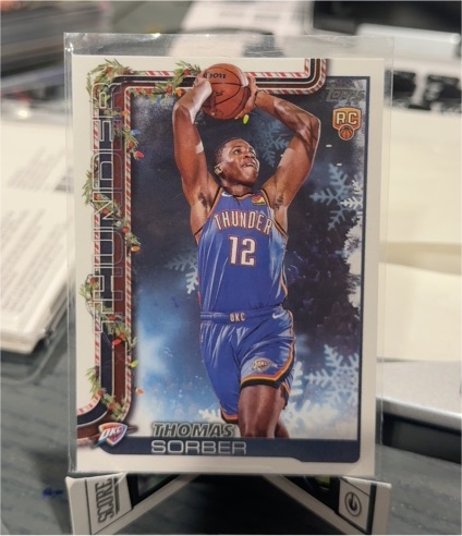 2025-26 Topps Holiday #H175 Thomas Sorber — front