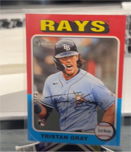 2024 Topps Heritage High Number #607 Tristan Gray — front