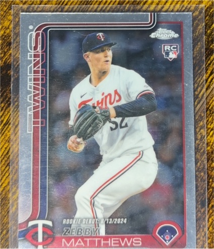 2025 Topps Chrome Update #USC171 Zebby Matthews — front