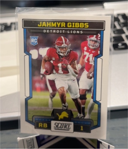 2023 Score #316 Jahmyr Gibbs — front