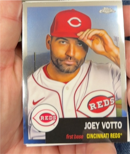 2022 Topps Chrome Platinum Anniversary #321 Joey Votto — front