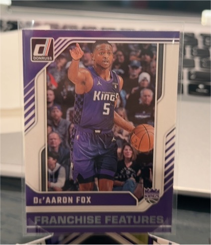 2024 Donruss Franchise Features #13 De'Aaron Fox — front