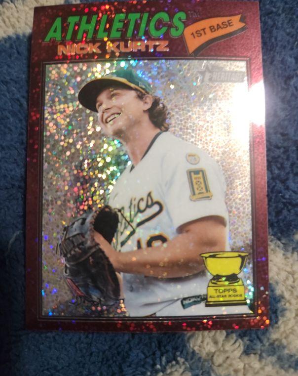 2026 Topps Heritage #275 Nick Kurtz — front