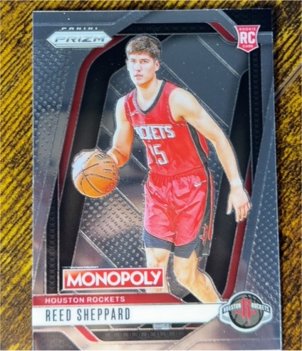 2024-25 Panini Prizm Monopoly #72 Reed Sheppard — front