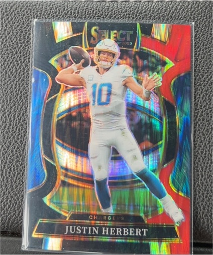 2025 Panini Select Concourse #1 Justin Herbert — front