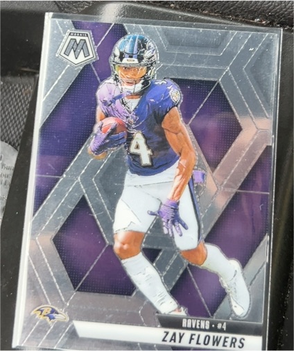 2025 Panini Mosaic #126 Zay Flowers — front