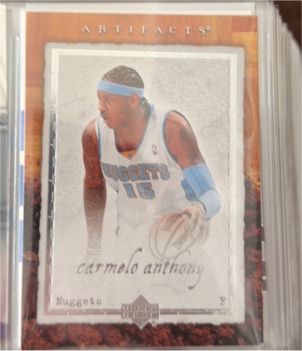 2007-08 Upper Deck Artifacts #22 Carmelo Anthony — front