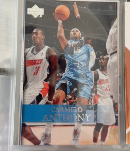 2007-08 Upper Deck #181 Carmelo Anthony — front