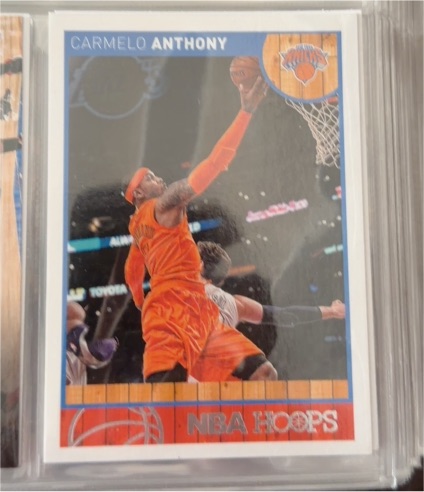 2013-14 Panini NBA Hoops #113 Carmelo Anthony — front