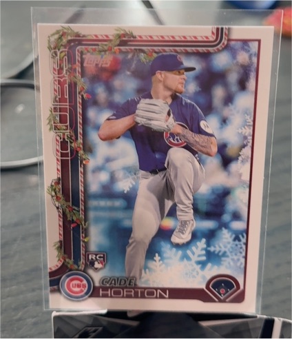 2025 Topps Holiday #H140 Cade Horton — front
