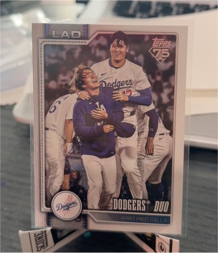 2026 Topps #265 Dodgers Duo — front