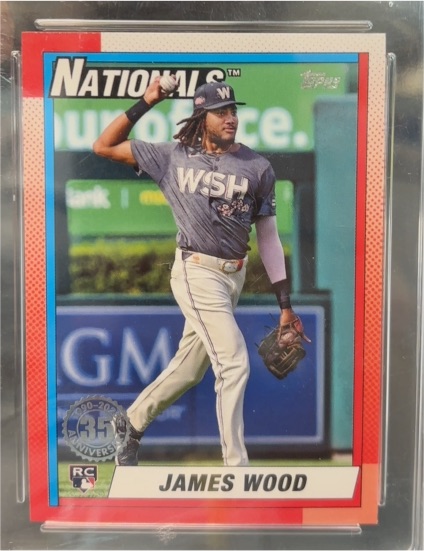 2025 Topps Series 1 35th Anniversary #T90-39 James Wood — front
