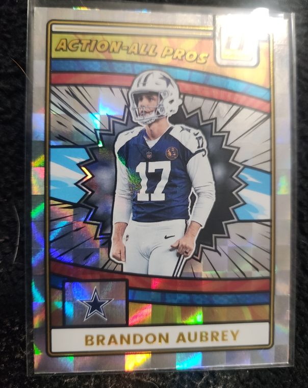 2025 Panini Donruss Action-All Pros #AAP-BAU Brandon Aubrey — front