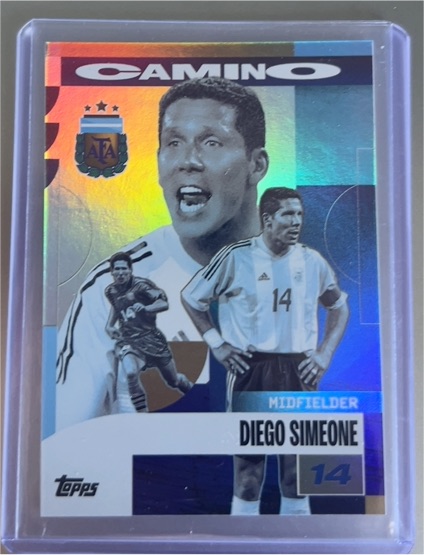 2025 Topps Camino Diego Simeone Argentina #14 — front