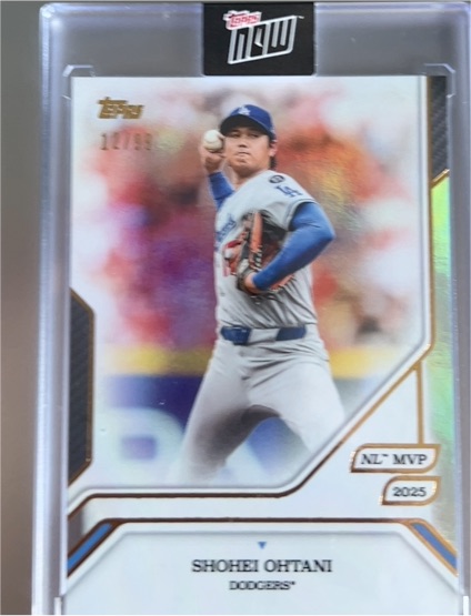 2025 Topps Now #24 Shohei Ohtani — front