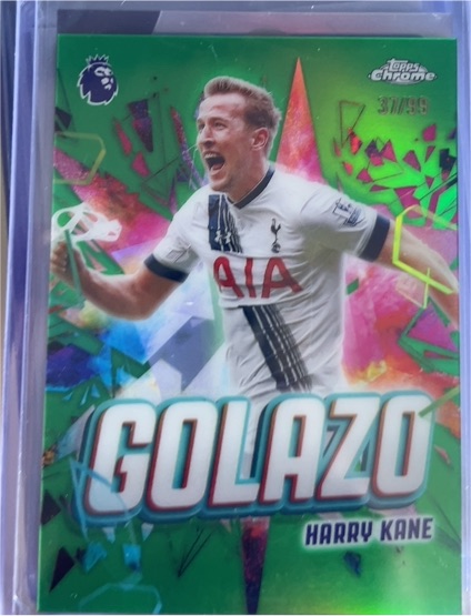 2026 Topps Chrome Premier League Golazo #GZ-16 Harry Kane — front
