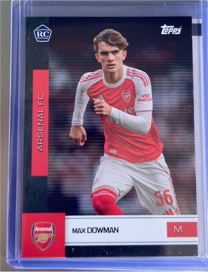 2025-26 Topps Arsenal #7 Max Dowman — front