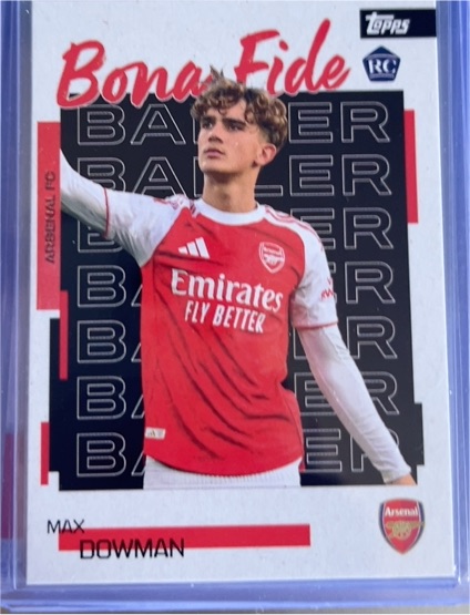 2025-26 Topps #22 Max Dowman — front