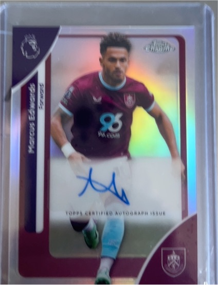 2025-26 Topps Chrome Premier League #CA-ME Marcus Edwards — front