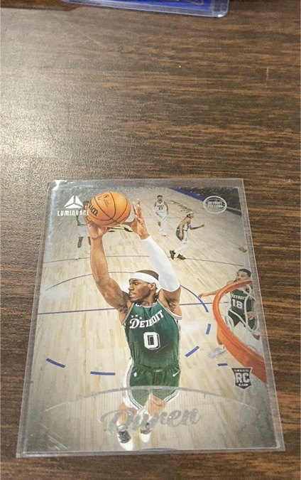 2022-23 Panini Chronicles Luminance #140 Jalen Duren — front
