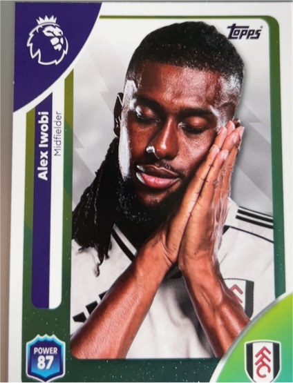 2025-26 Topps Premier League #154 Alex Iwobi — front