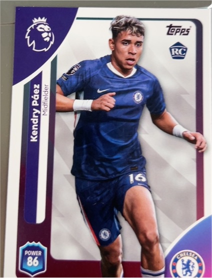 2025-26 Topps Premier League #101 Kendry Páez Rookie — front