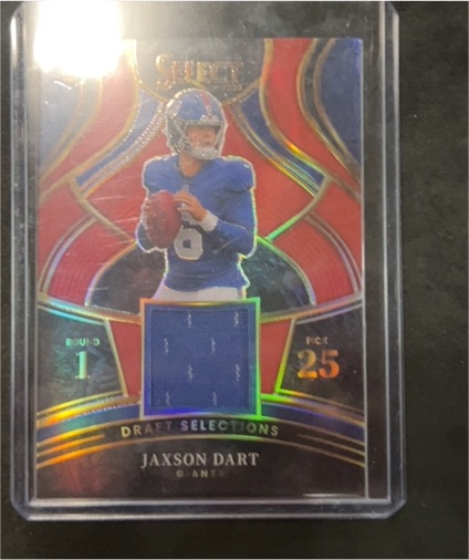 2025 Panini Select #DSM-JDT Jaxson Dart — front