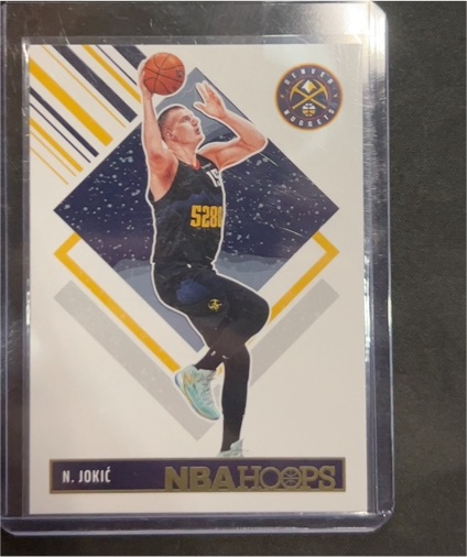 2024-25 Panini NBA Hoops #284 Nikola Jokic Tribute Denver Nuggets — front