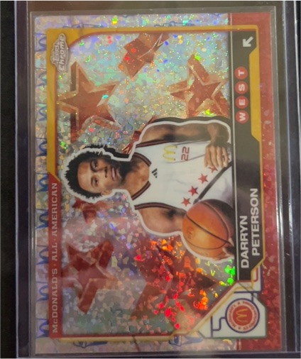 2025 Topps Chrome McDonald's All American #12 Darryn Peterson West — front