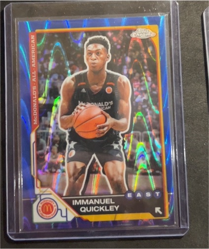 2025 Topps Chrome McDonald's All American #92 Immanuel Quickley — front