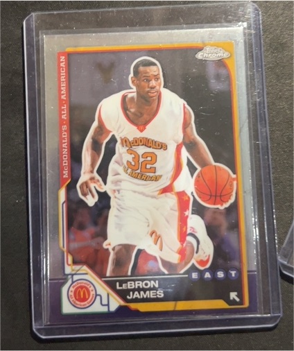 2025 Topps Chrome #98 LeBron James McDonald's All American East — front